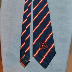 Auburn University silk tie men's necktie Larson